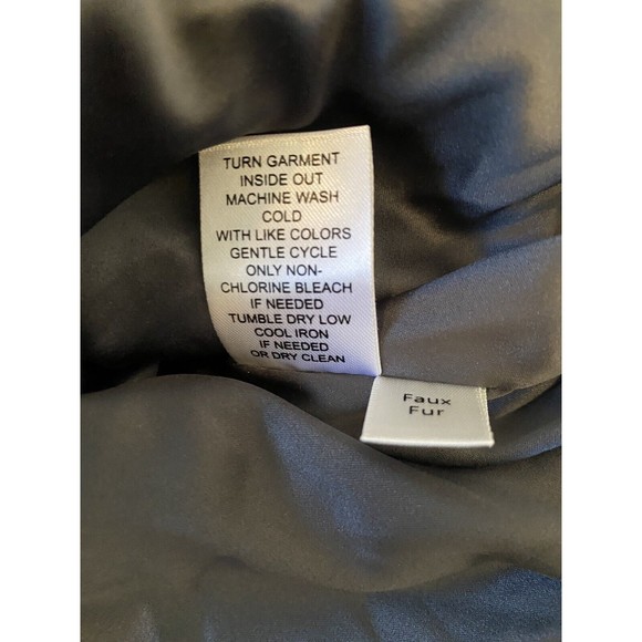 Truth By Republic Textured Faux Fur Gray Boxy Pullover Sweater Women Size XS - Picture 7 of 10